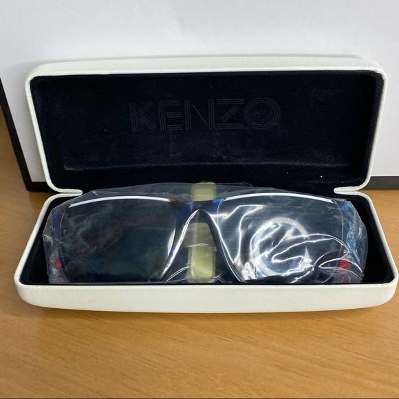 BNIP KENZO Paris Blue Tortoise Frame Glasses - Picture 9 of 16